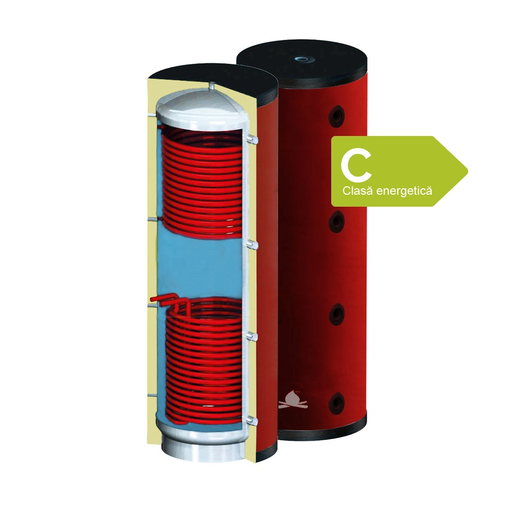 PUFFERE - Puffer 500l cu 2 serpentine