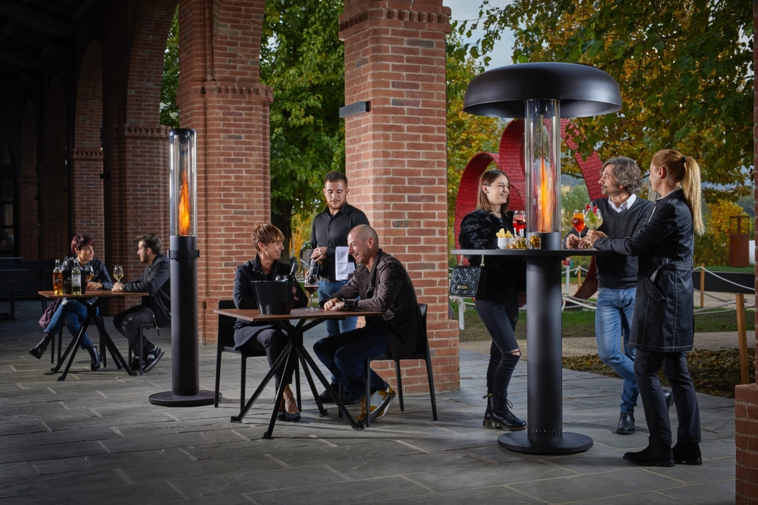 FARO INCALZITOR PELETI - REFLECTOR XL + MASA 107CM [1]