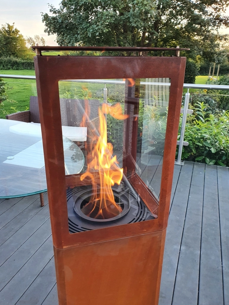 QUBE - INCALZITOR PE PELETI CORTEN [3]