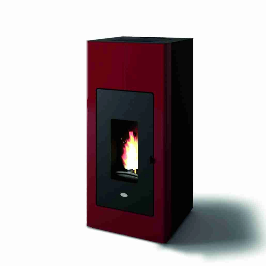 TERMOSEMINEU PE PELETI ILARIA 17.5KW - ROSU + piese racordare [1]