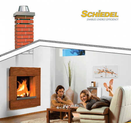 Schiedel ceramic canal dublu de evacuare a fumului [4]