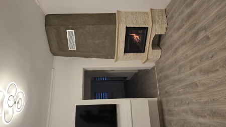 Șemineu complet 16KW pe colț model SILVIA [5]