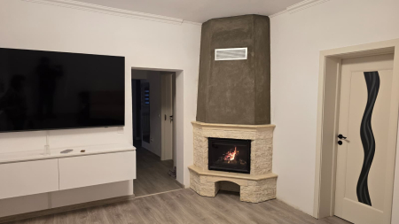 Șemineu complet 16KW pe colț model SILVIA [2]
