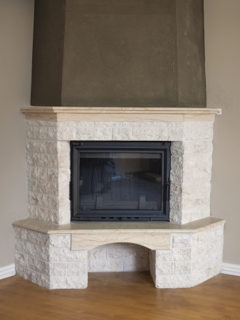 Șemineu complet 16KW pe colț model SILVIA [2]