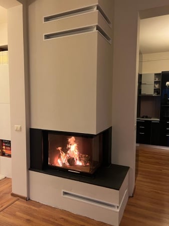 MODELE ȘEMINEE CONSTRUITE - semineu premium Hoxter pe lemne