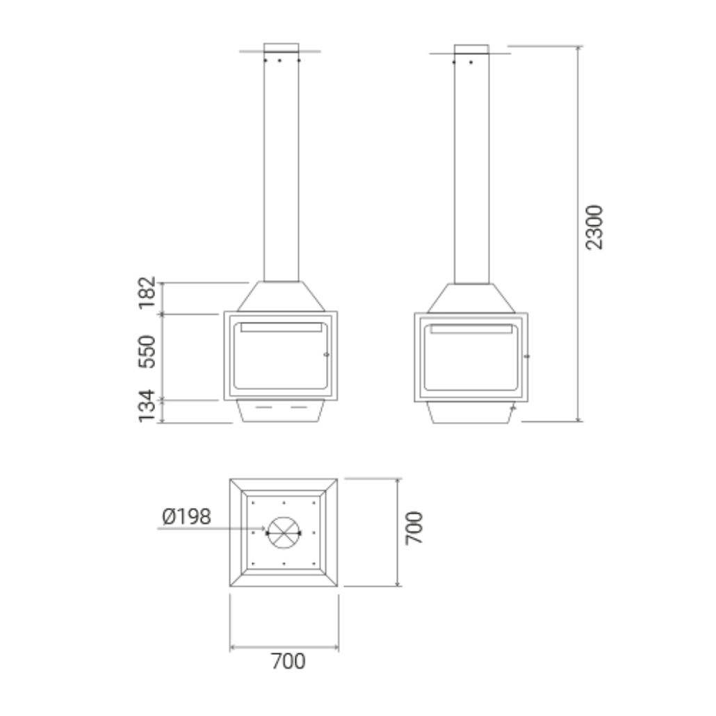 Semineu suspendat Ariadna central [2]