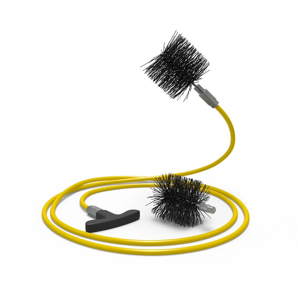 Set curatare tubulatura peleti - 3m lungime perie fi80 + fi100 [3]