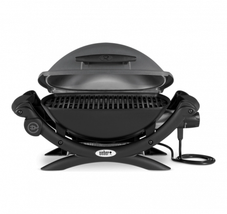 Set Gratar electric Weber Q1400 - Antracit + husa integrala + suport cu roti [2]