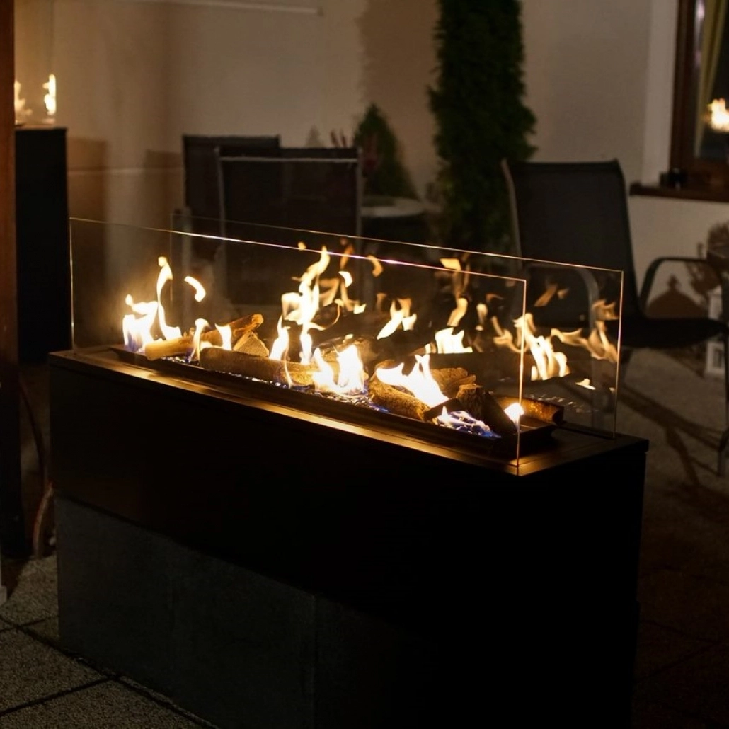 Patio Horizontal Negru Manual - Incalzitor pe gaz [2]