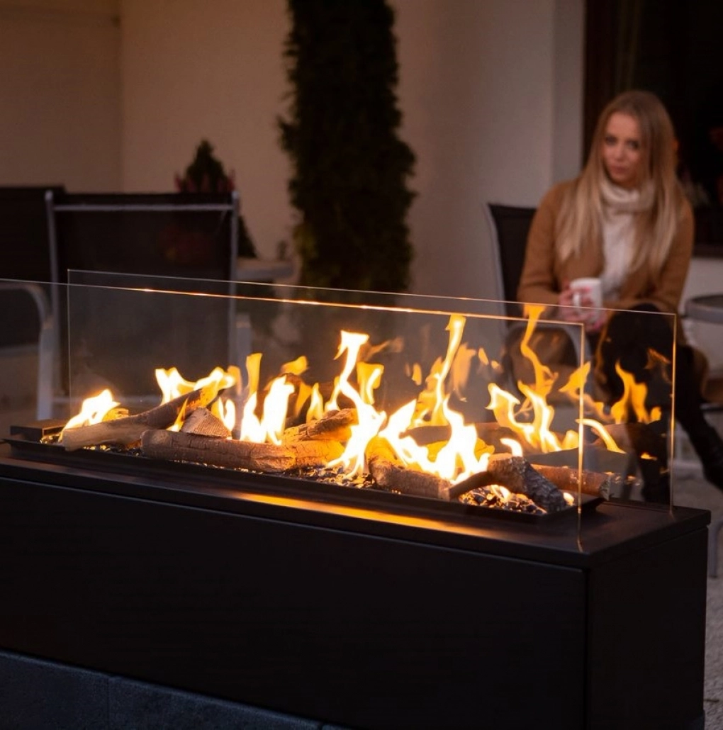 Patio Horizontal Negru Manual - Incalzitor pe gaz [3]