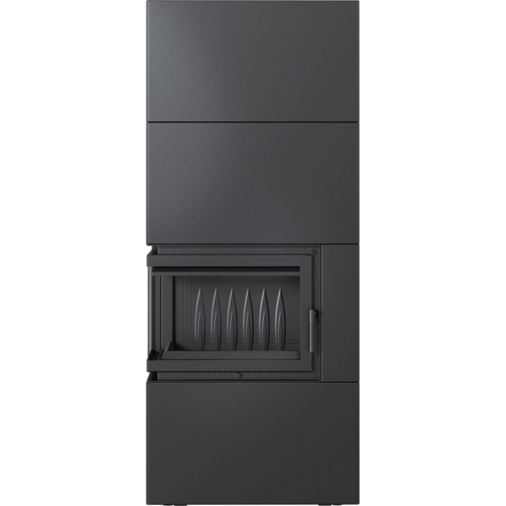 SIMPLE BOX stanga negru - semineu complet [3]