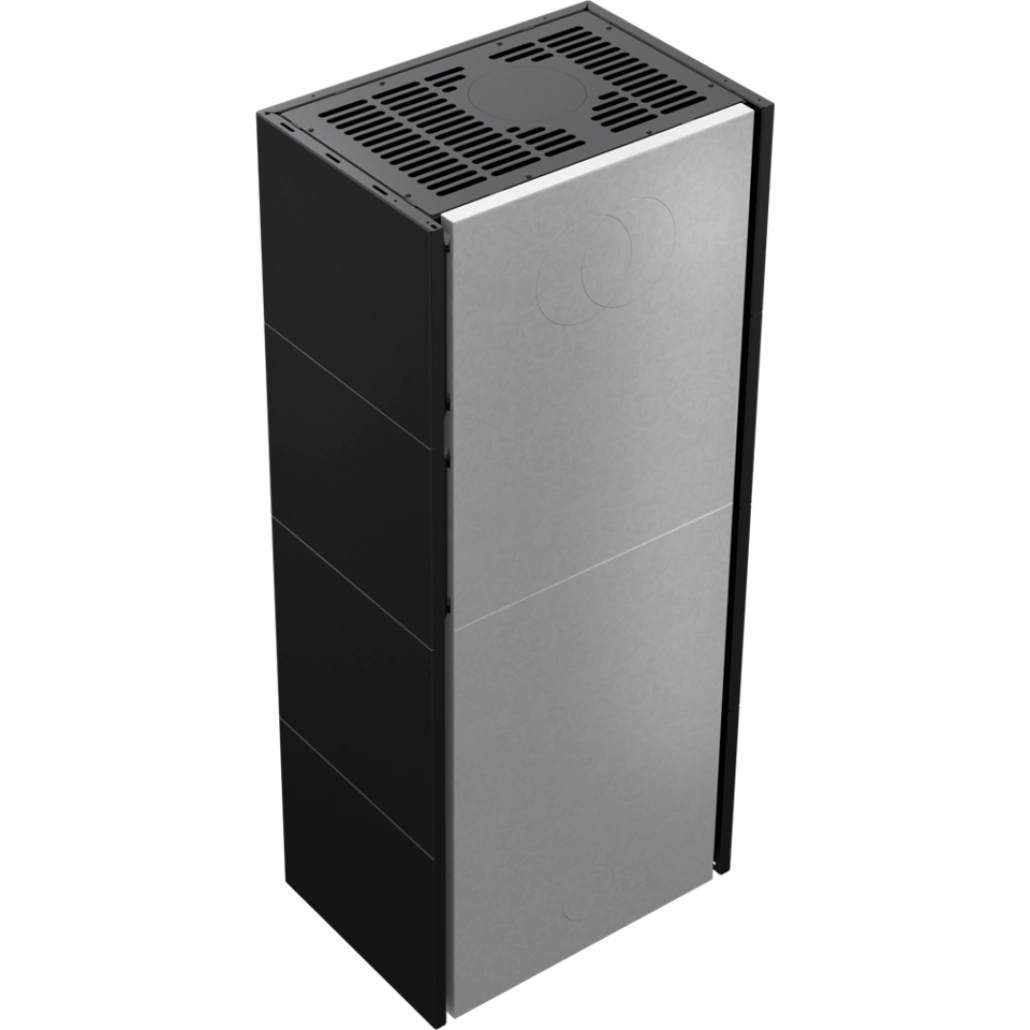 SIMPLE BOX stanga negru - semineu complet [5]