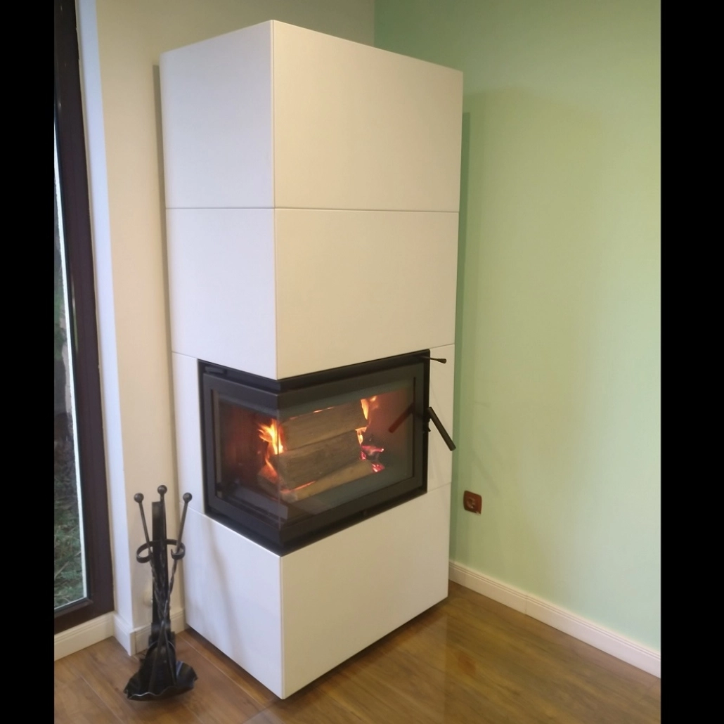 SIMPLE BOX stanga alb - semineu complet [3]