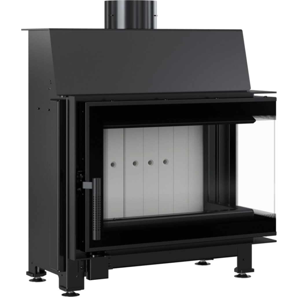 SEMINEE SI SOBE PE LEMNE - SIMPLE S Modern 7-8kw Sticla Dreapta fara stalp