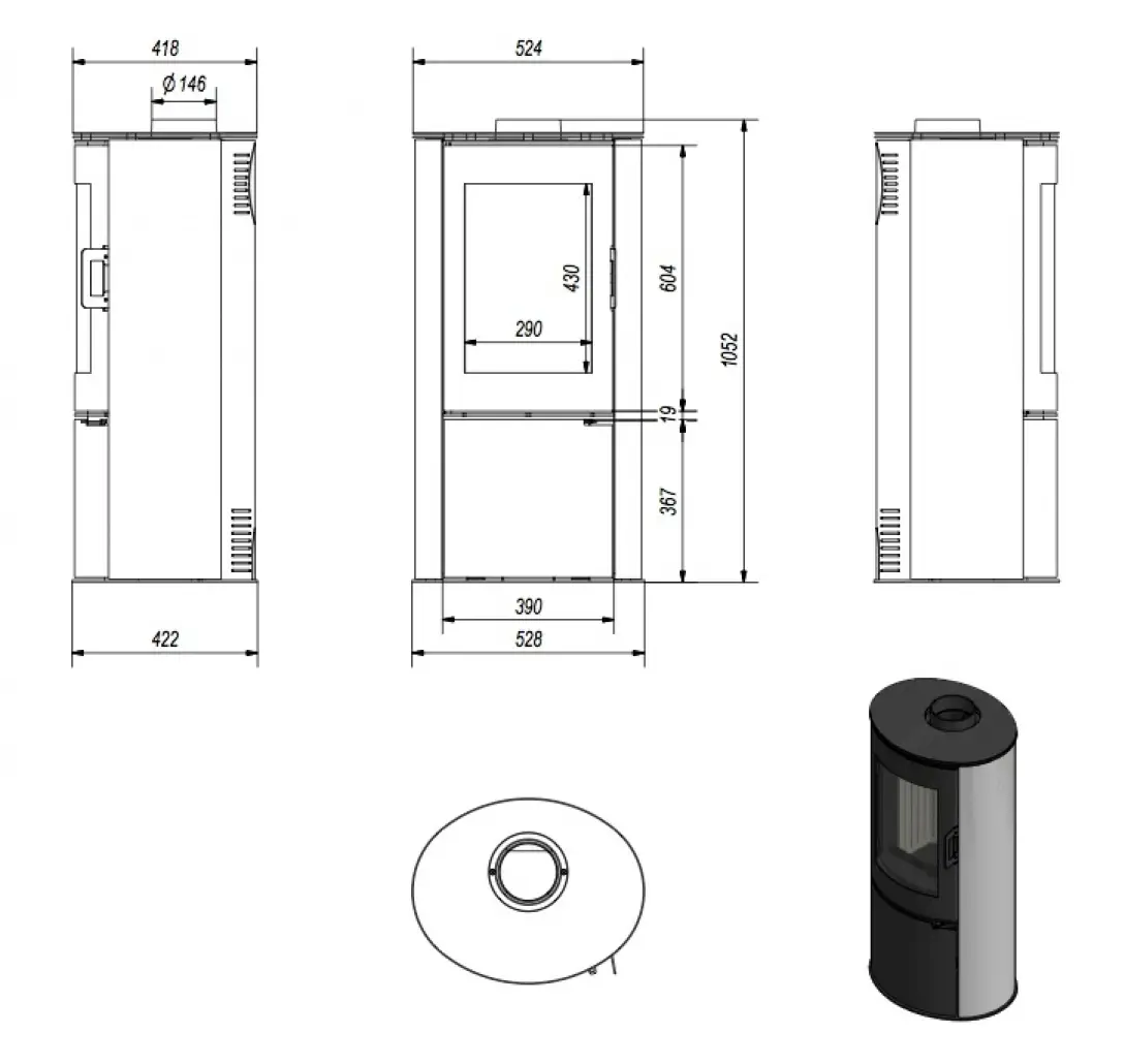 Soba AB / 8-10.5kw - cahle Albe [3]