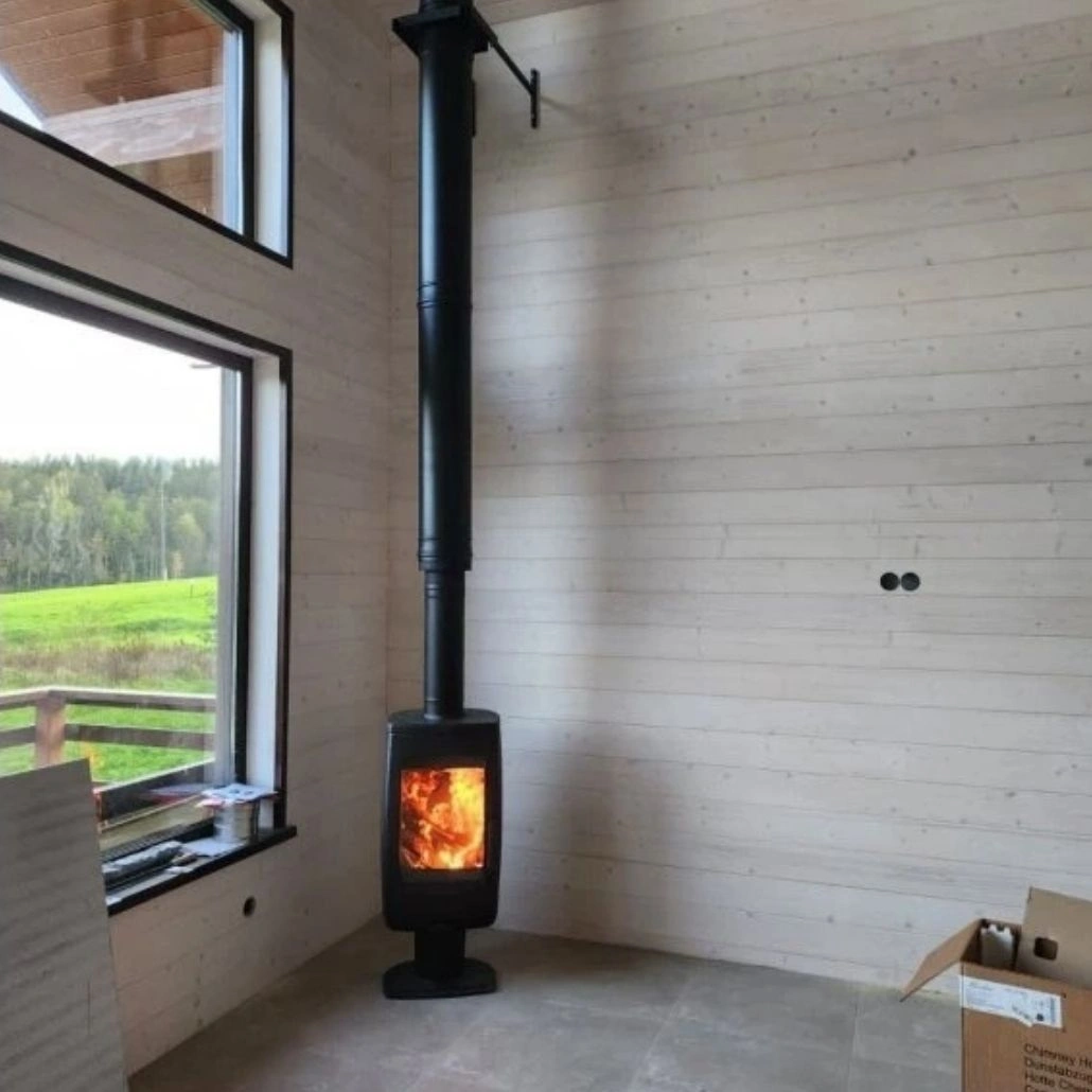 Soba de fonta ARIA Negru - 8kW [2]