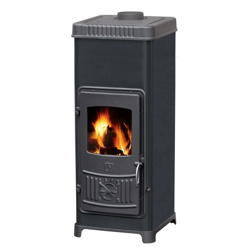 SEMINEE SI SOBE PE LEMNE - Soba de fonta cu plita DORA 10 N Negru - 7.2kW