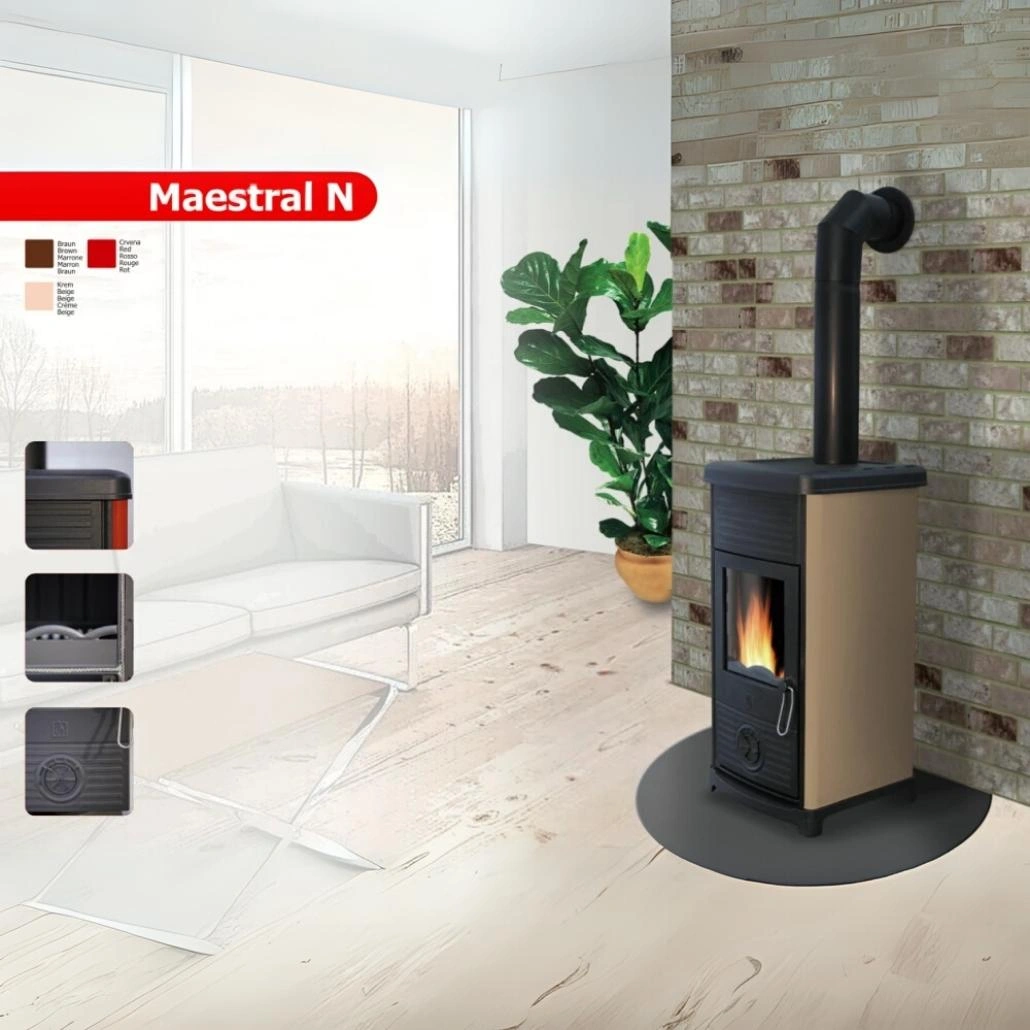 Soba de fonta MAESTRAL N Crem - 6.5kW [3]