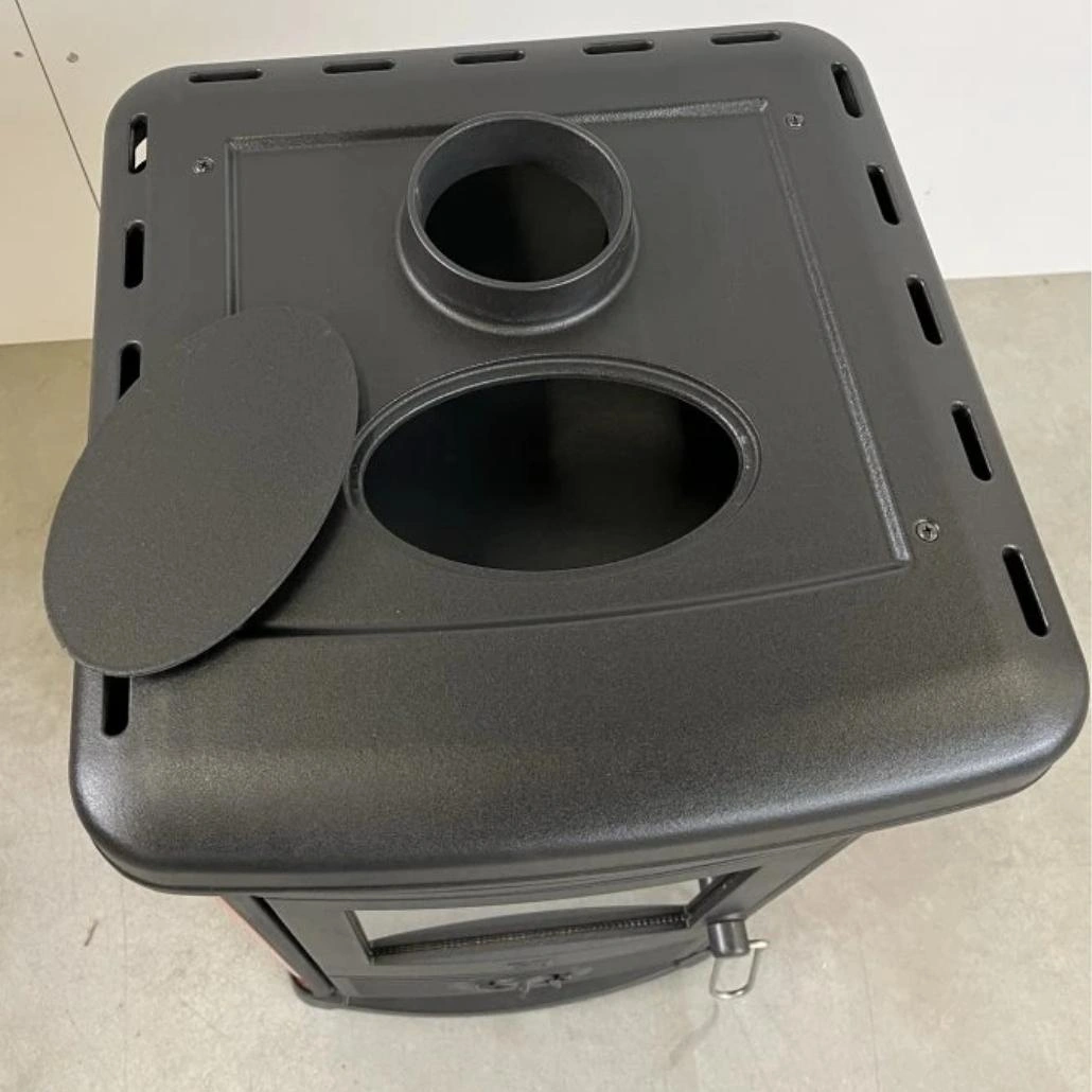 Soba de fonta MAESTRAL N Rosu - 6.5kW [4]