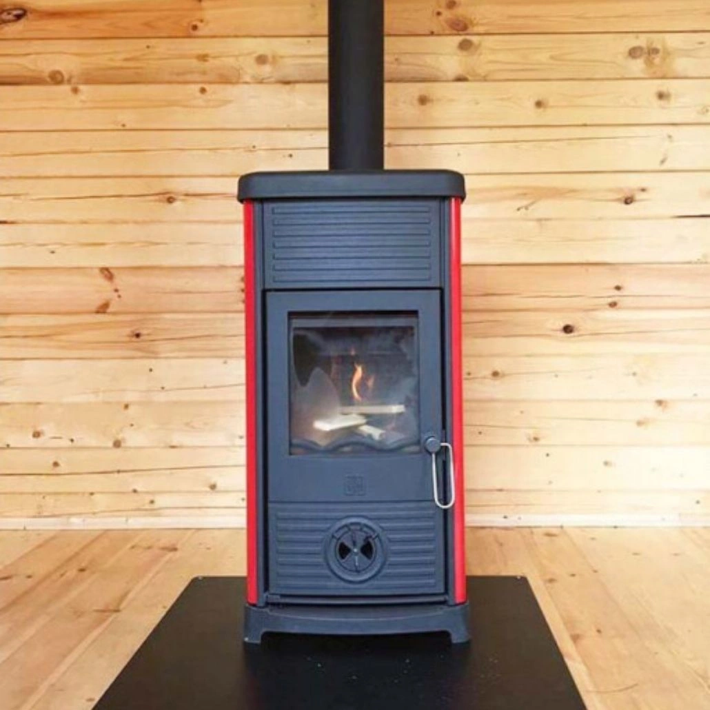 Soba de fonta MAESTRAL N Rosu - 6.5kW [2]