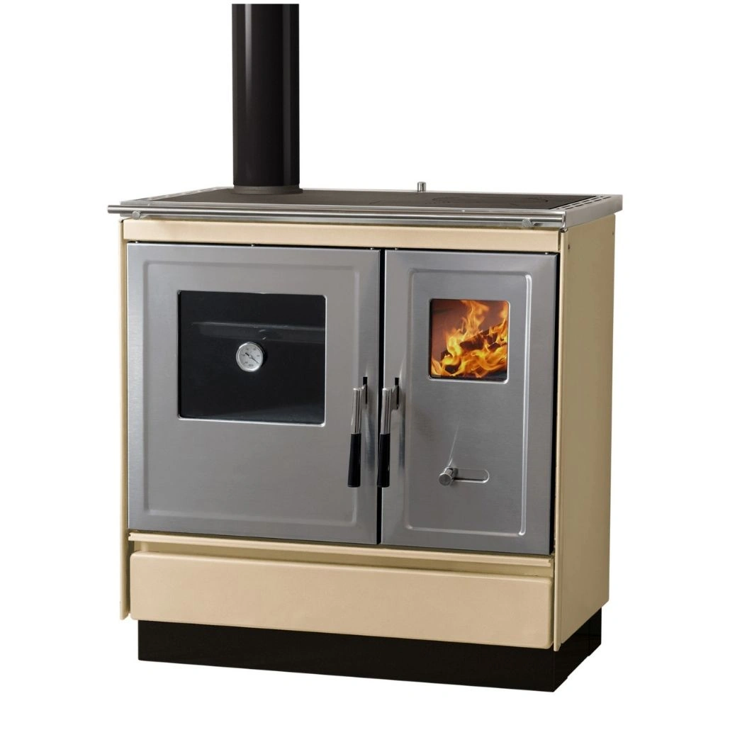 SOBE DE GĂTIT PE LEMNE - Soba de gatit pe lemne - ARES L - Crem LUX