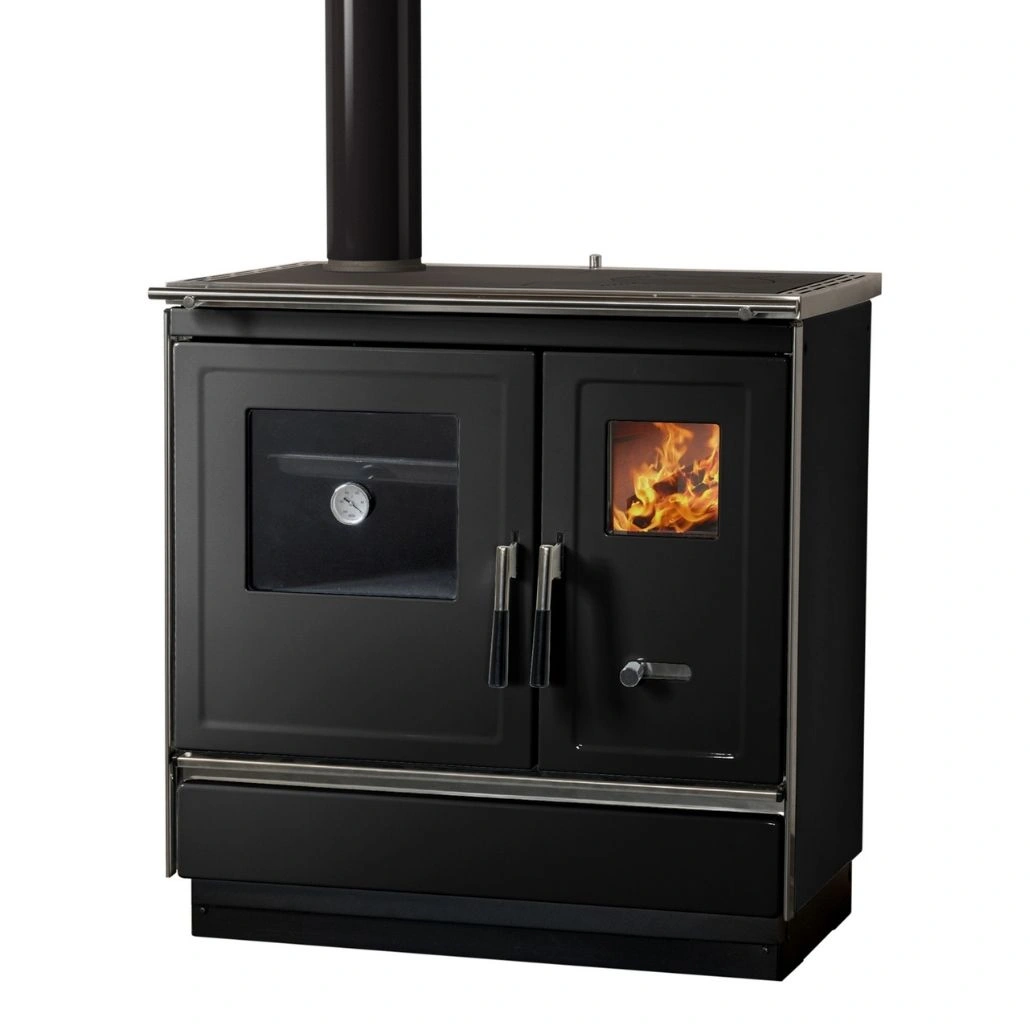 SOBE DE GĂTIT PE LEMNE - Soba de gatit pe lemne - ARES L - Negru