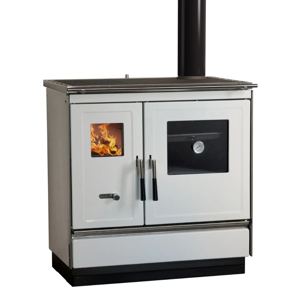 SOBE DE GĂTIT PE LEMNE - Soba de gatit pe lemne - ARES R - Alb