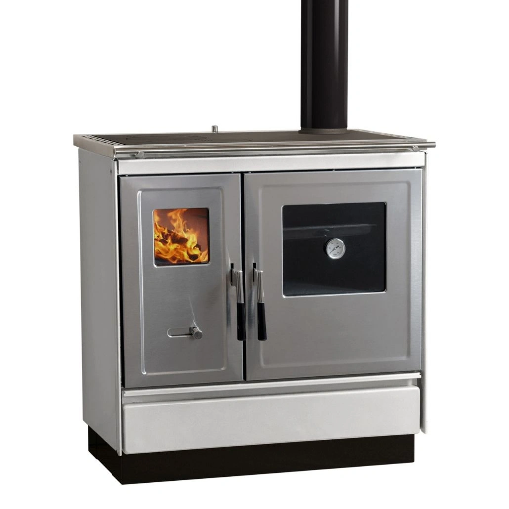 SOBE DE GĂTIT PE LEMNE - Soba de gatit pe lemne - ARES R - Alb LUX