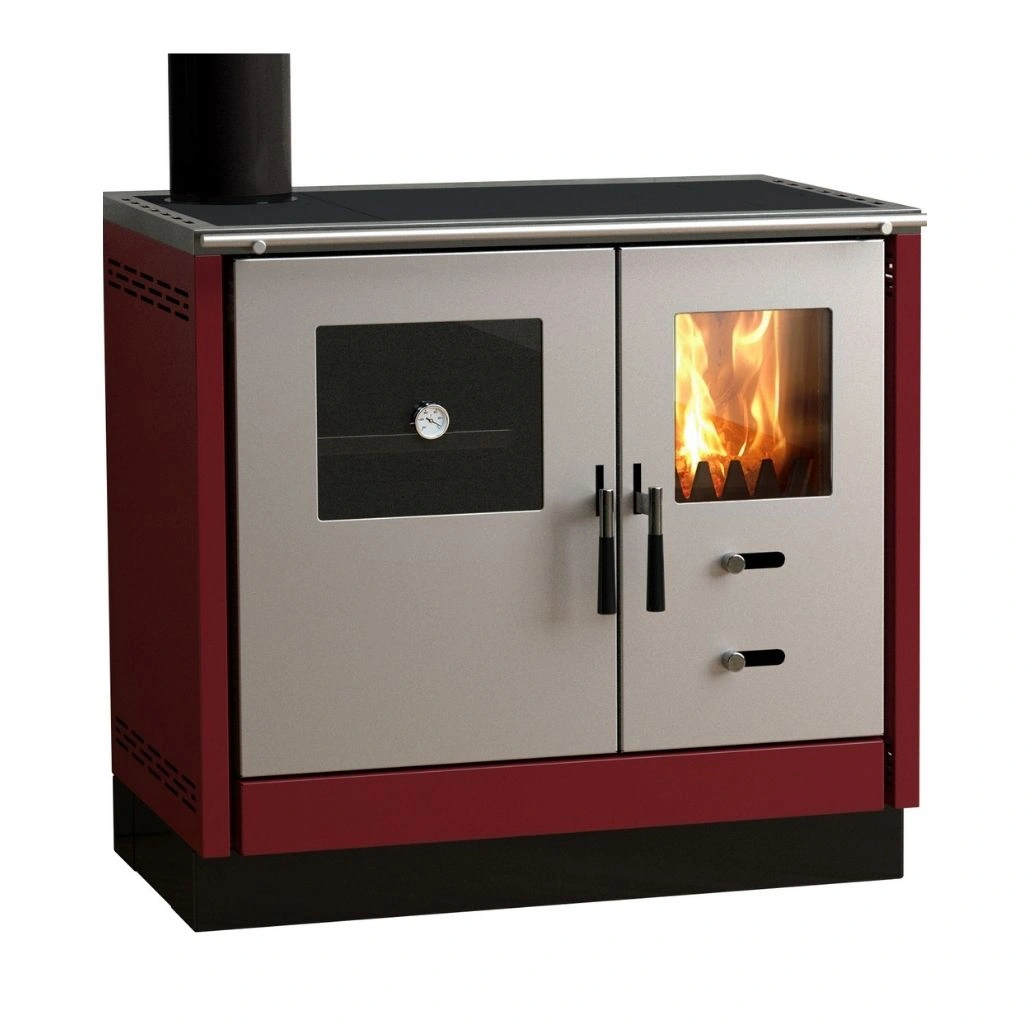 SOBE DE GĂTIT PE LEMNE - Soba de gatit pe lemne - AS II L - Rosu inchis