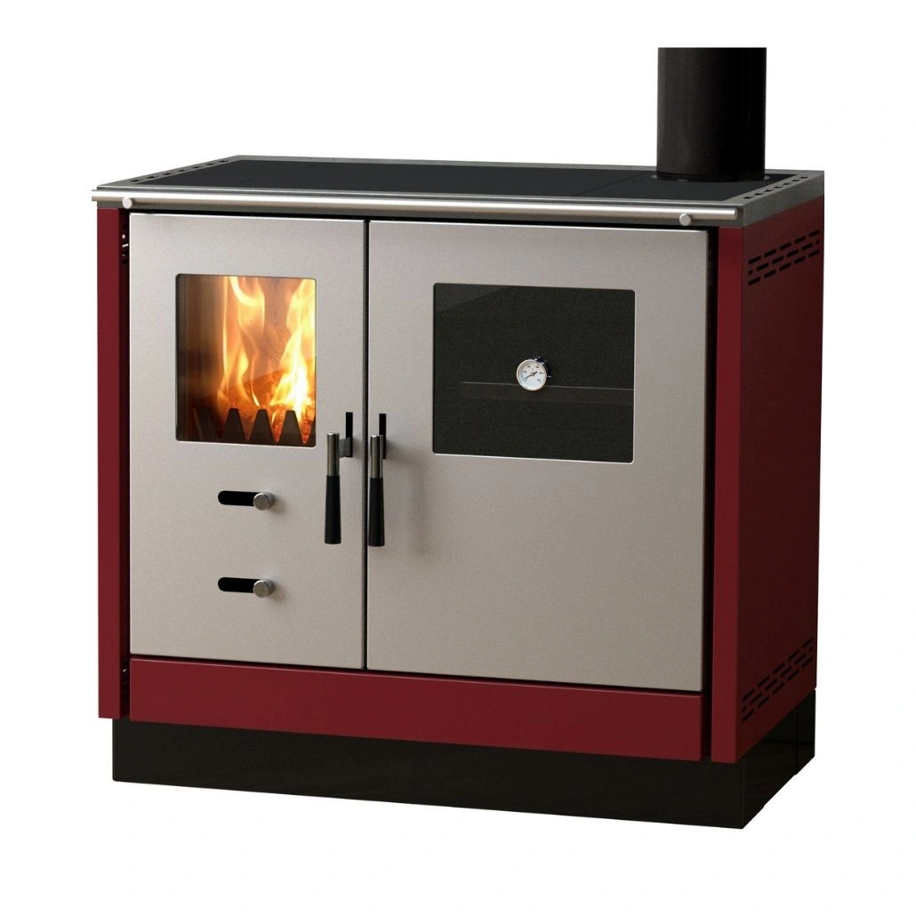 SOBE DE GĂTIT PE LEMNE - Soba de gatit pe lemne - AS II R - Rosu inchis