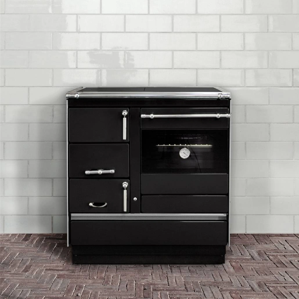 Soba de gatit pe lemne - KING R - Negru [1]