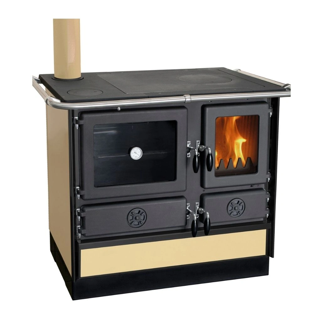 SOBE DE GĂTIT PE LEMNE - Soba de gatit pe lemne - MAGNUM II 4D L - Crem