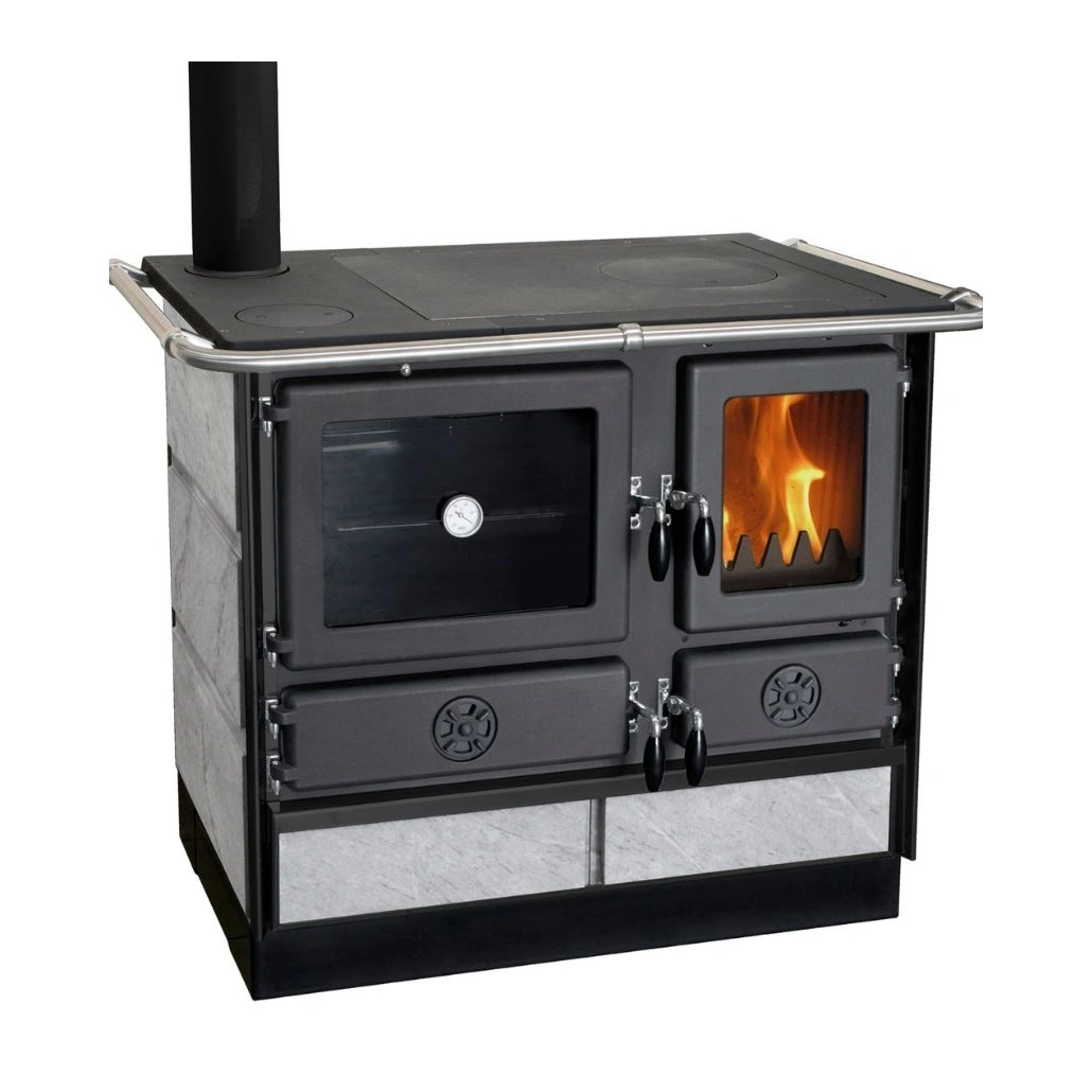 SOBE DE GĂTIT PE LEMNE - Soba de gatit pe lemne - MAGNUM II 4D L - Piatra