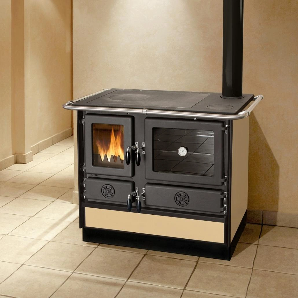 Soba de gatit pe lemne - MAGNUM II 4D R - Crem [1]