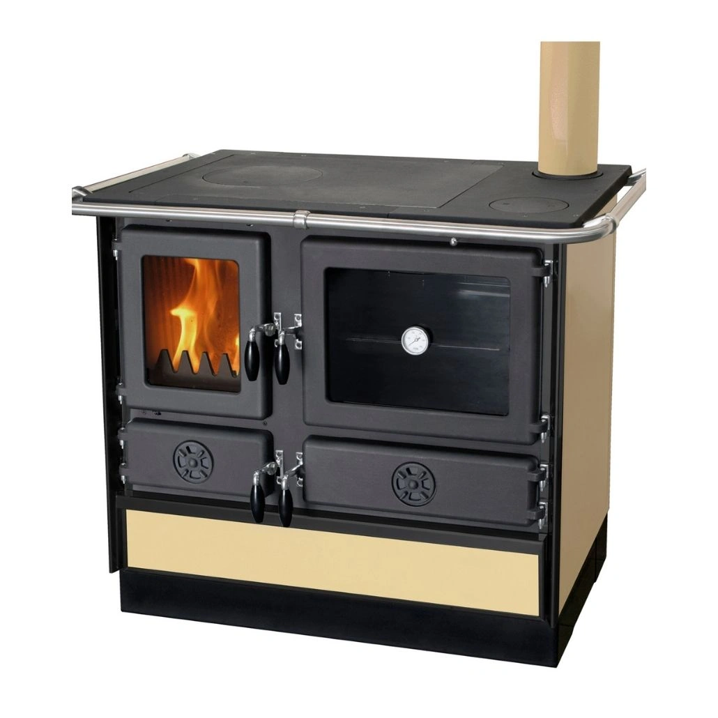 SOBE DE GĂTIT PE LEMNE - Soba de gatit pe lemne - MAGNUM II 4D R - Crem