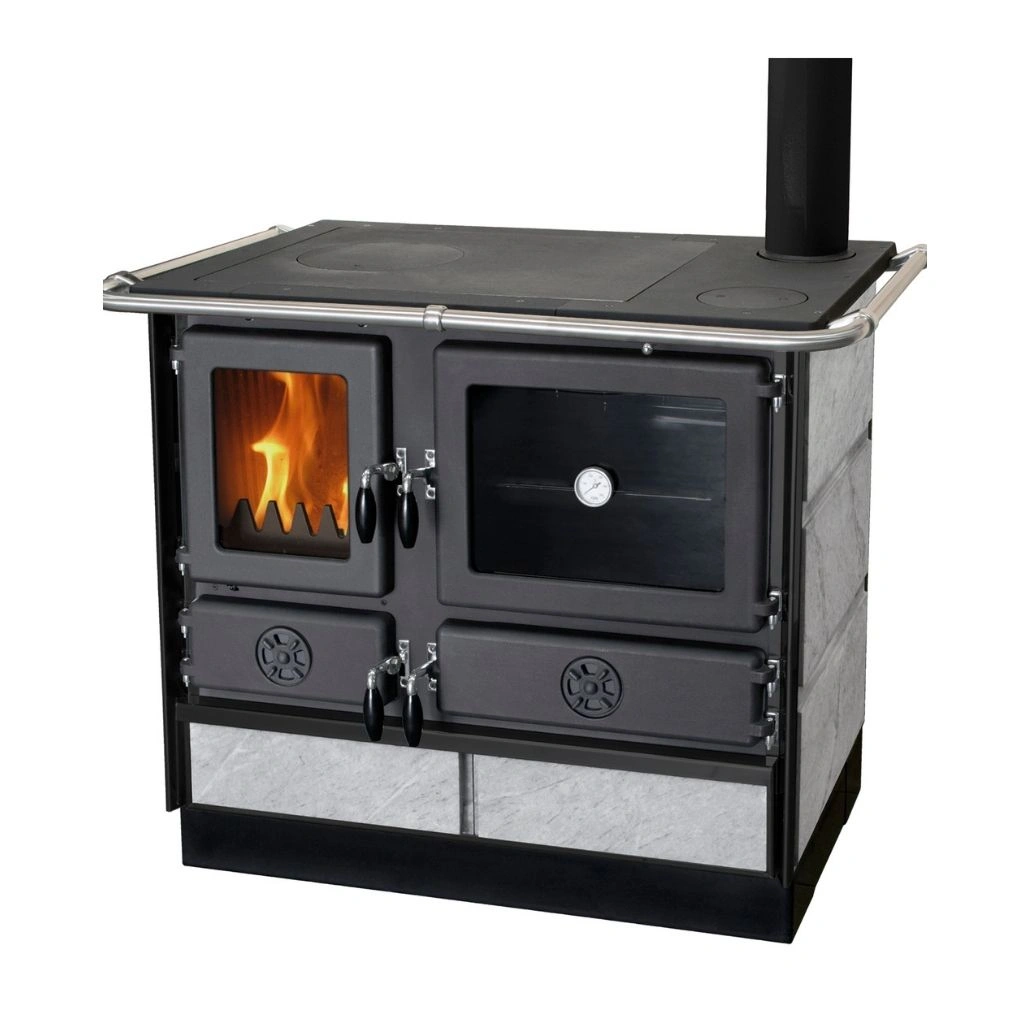 SOBE DE GĂTIT PE LEMNE - Soba de gatit pe lemne - MAGNUM II 4D R - Piatra