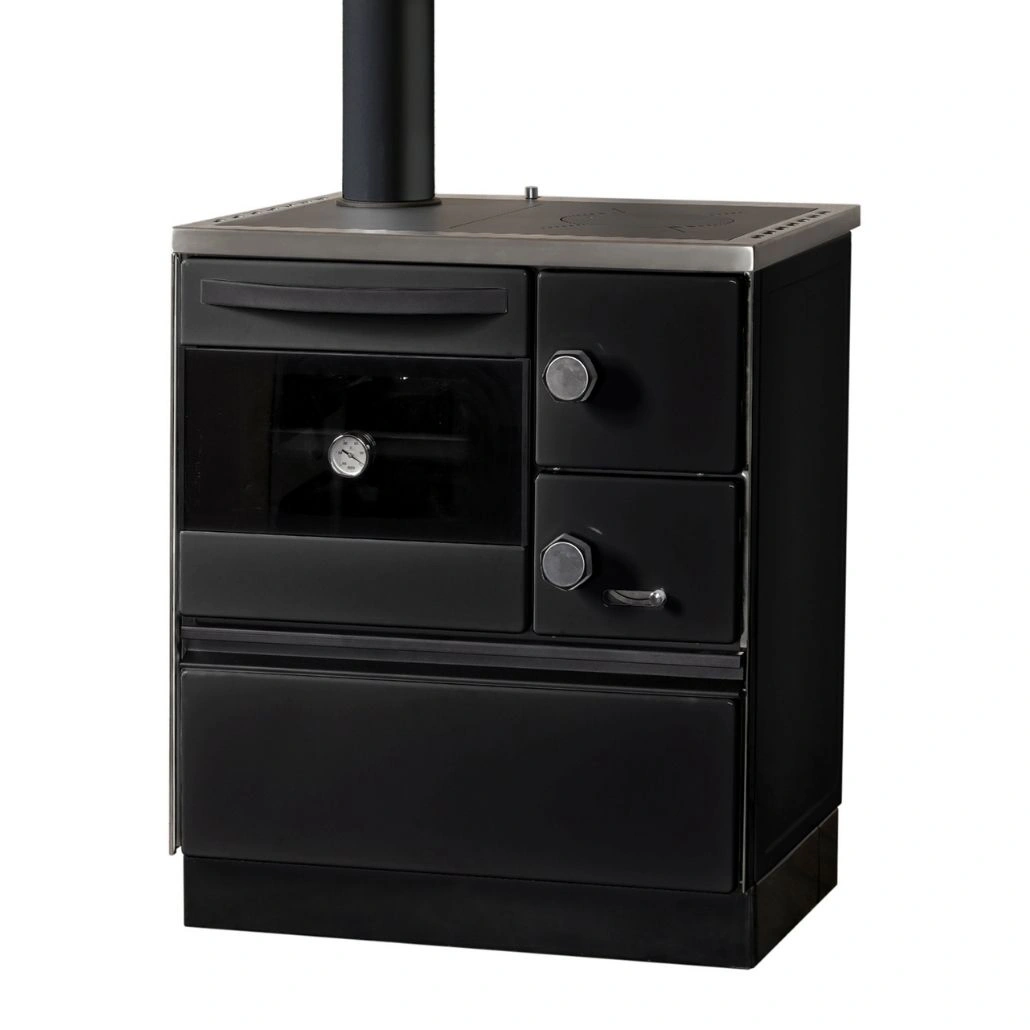 SOBE DE GĂTIT PE LEMNE - Soba de gatit pe lemne - ROYAL 720 2.0 L - Negru