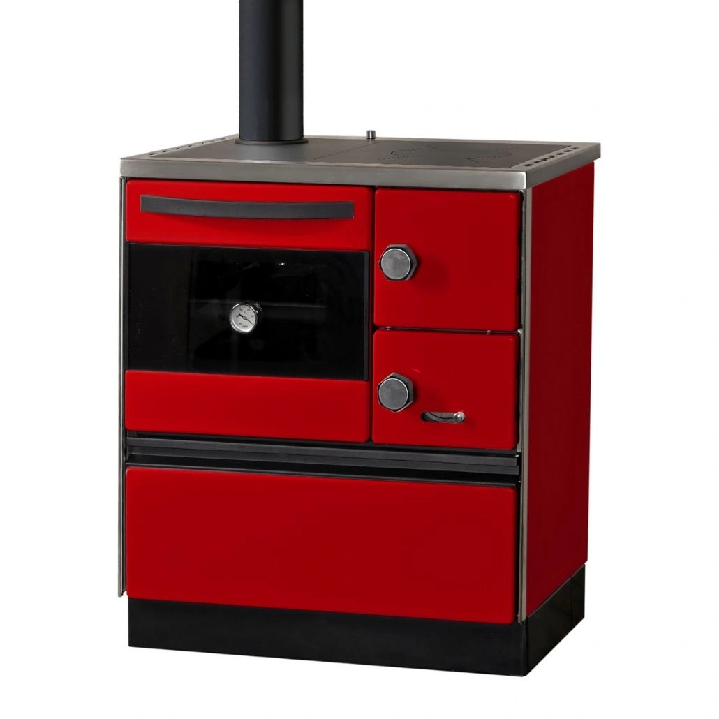 SOBE DE GĂTIT PE LEMNE - Soba de gatit pe lemne - ROYAL 720 2.0 L - Rosu