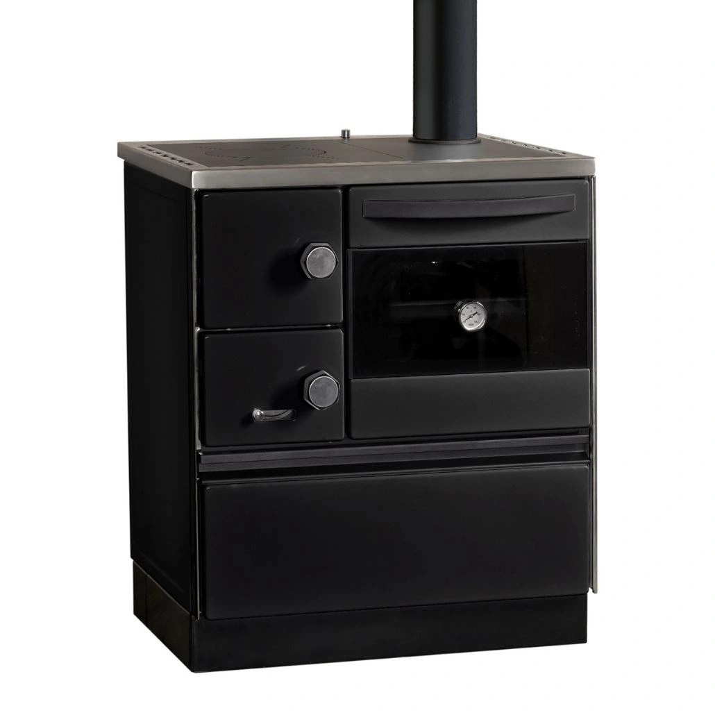 SOBE DE GĂTIT PE LEMNE - Soba de gatit pe lemne - ROYAL 720 2.0 R - Negru