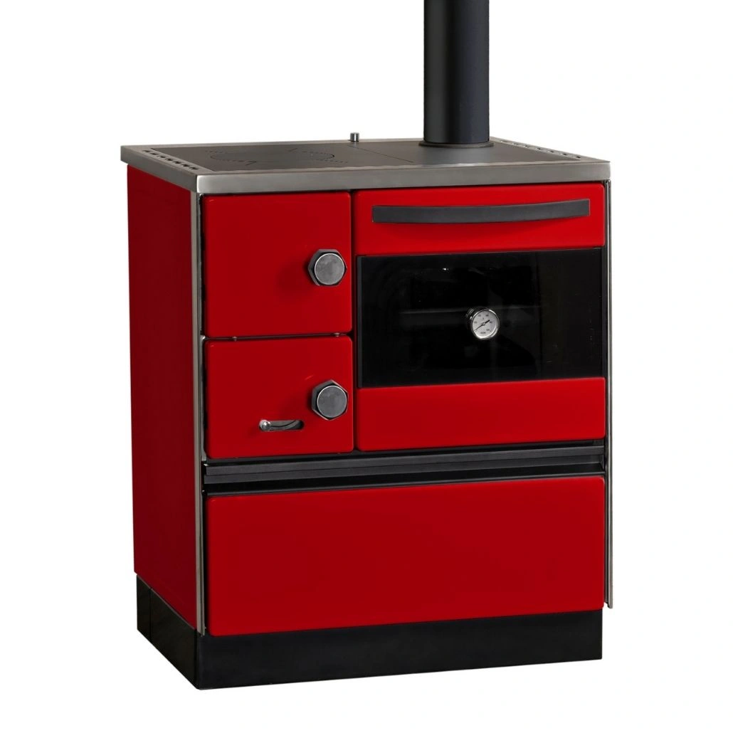 SOBE DE GĂTIT PE LEMNE - Soba de gatit pe lemne - ROYAL 720 2.0 R - Rosu