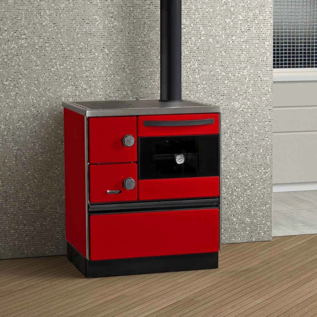 Soba de gatit pe lemne - ROYAL 720 2.0 R - Rosu [1]