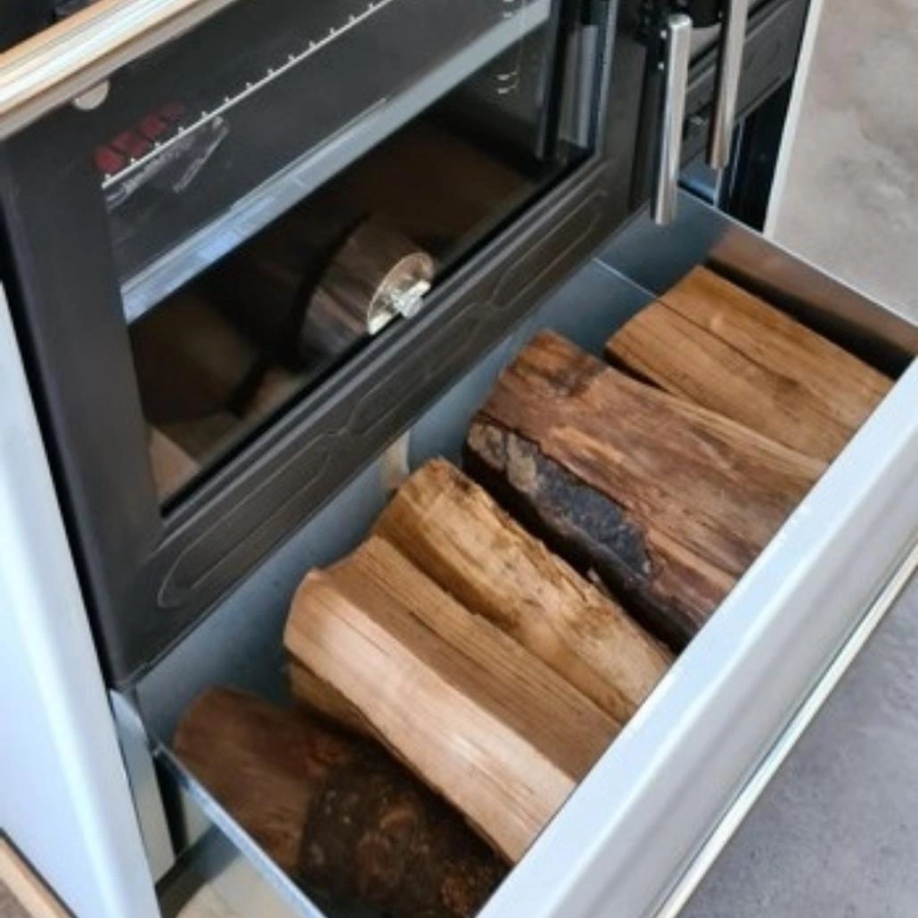 Soba de gatit PLAMEN 850 Alb - 8kW - racord stanga [3]