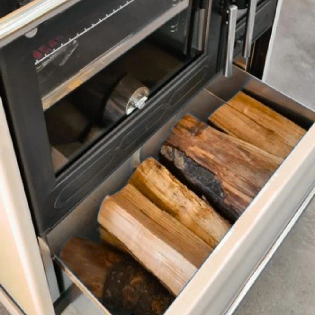 Soba de gatit PLAMEN 850 Crem - 8kW - racord dreapta [6]