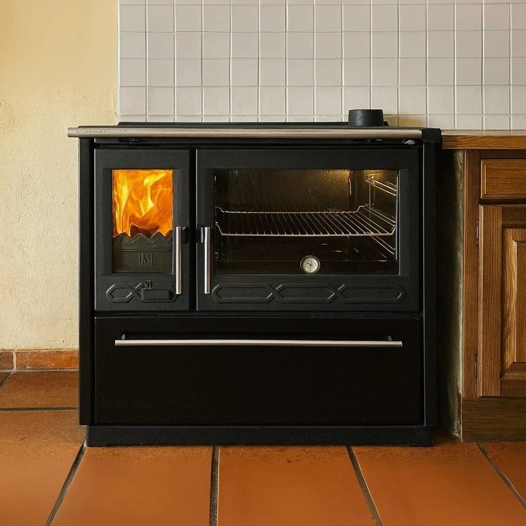 Soba de gatit PLAMEN 850 Negru - 8kW - racord dreapta [5]