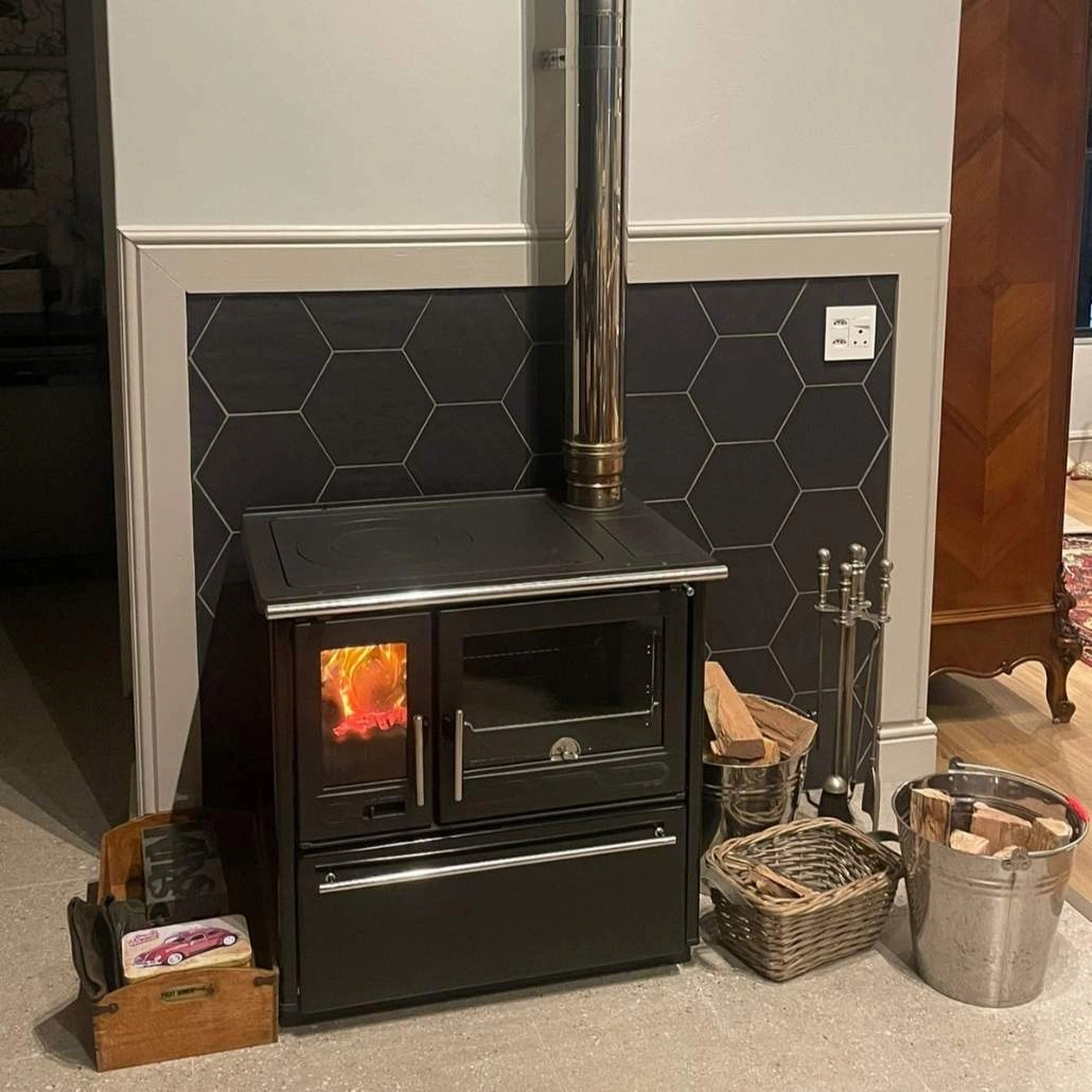 Soba de gatit PLAMEN 850 Negru - 8kW - racord dreapta [6]