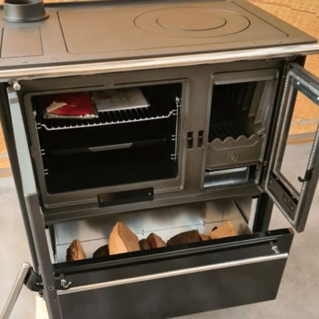 Soba de gatit PLAMEN 850 Negru - 8kW - racord stanga [4]