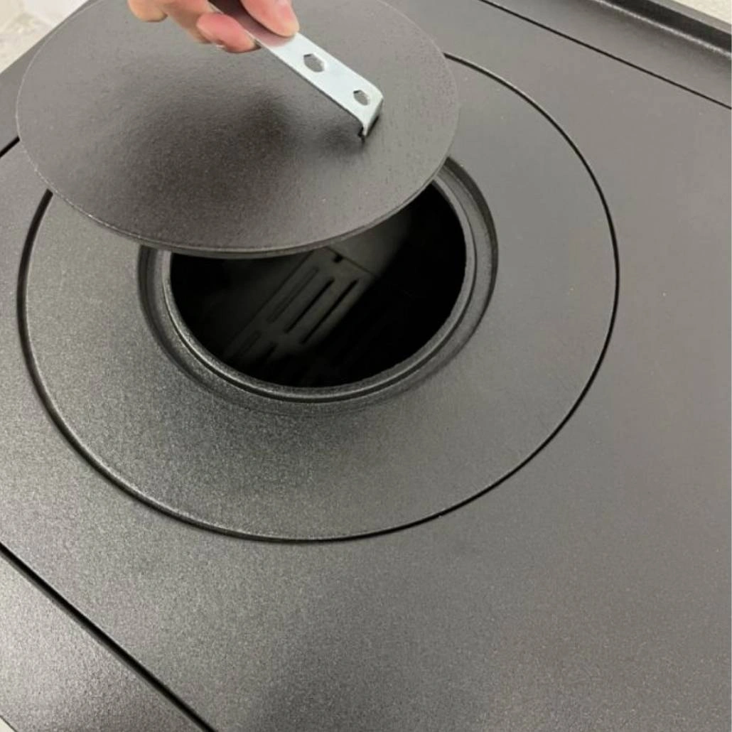 Soba de gatit PLAMEN 850 Rosu - 8kW - racord dreapta [5]