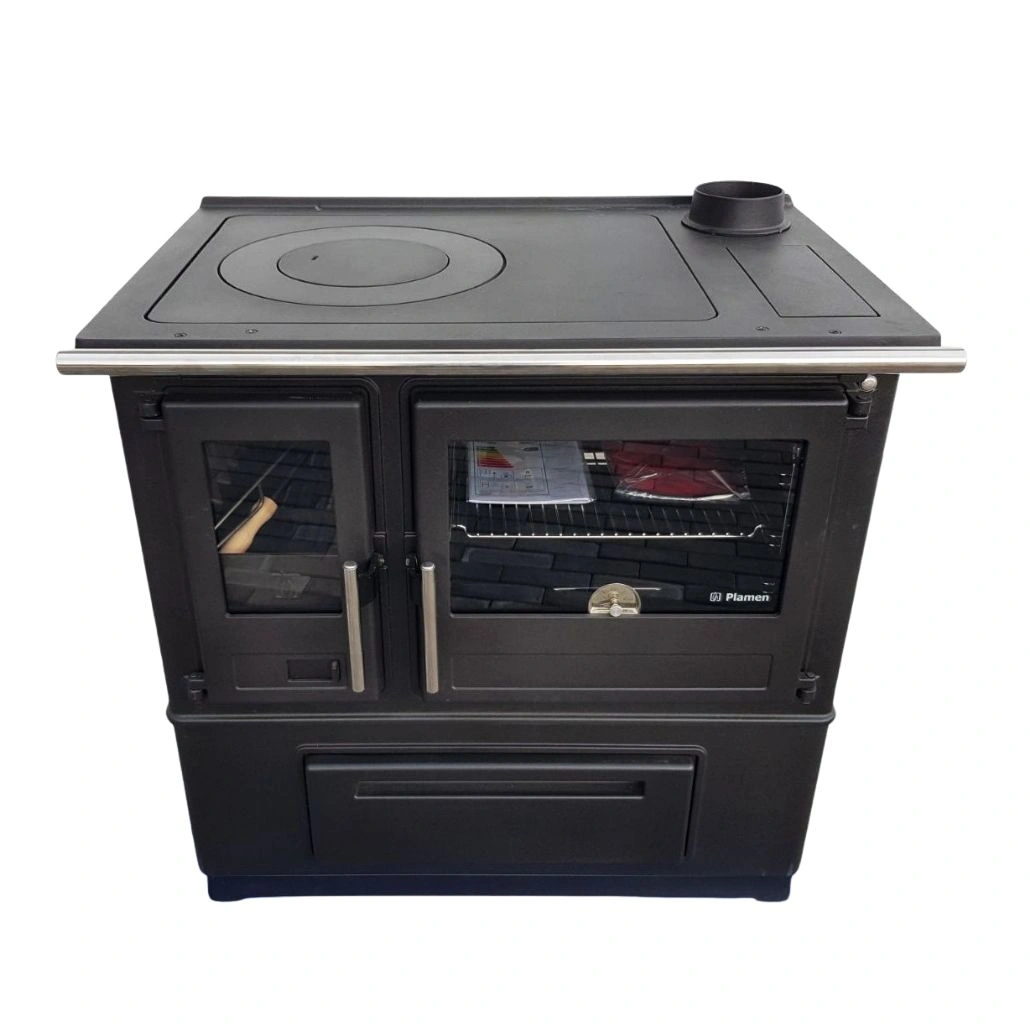 Soba de gatit SLAVONAC N Negru - 8kW - racord dreapta [2]