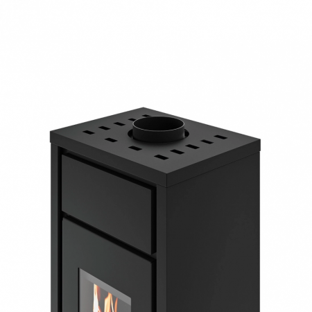 SOBA ESTER 6-7KW CU VENTILATOR - NERO [1]