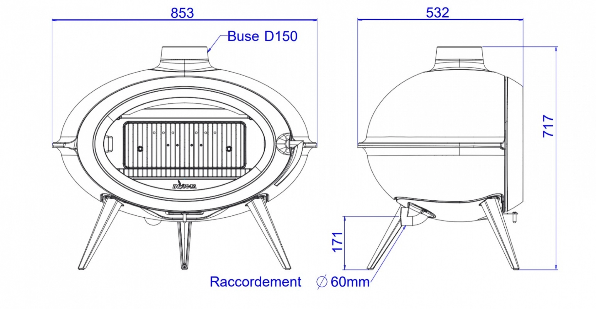 Soba fonta Brio 7-10.5kW + PIESE RACORDARE PRO [3]